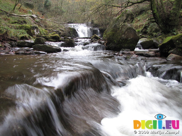 SX10583 Waterfall in Caerfanell river, Brecon Beacons National Park